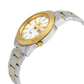 Seiko SNKE54J1 Automatic Men's Watch with White Dial & Stainless Steel Bracelet